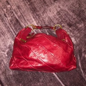 Juicy couture red hobo bag